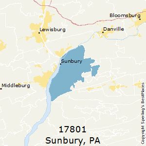 Sunbury (zip 17801), PA