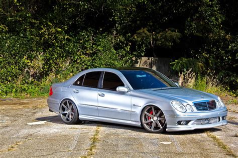 Mercedes-Benz W211 E55 AMG Vossen Wheels | BENZTUNING