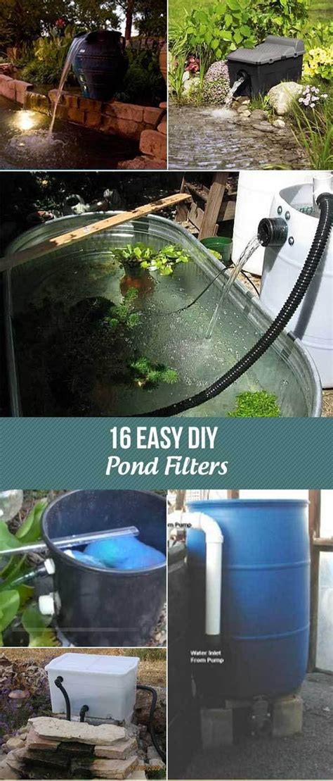 14-diy-pond-filter | Diy pond, Diy ponds backyard, Pond filters