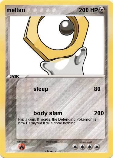 Pokémon meltan 70 70 - sleep - My Pokemon Card