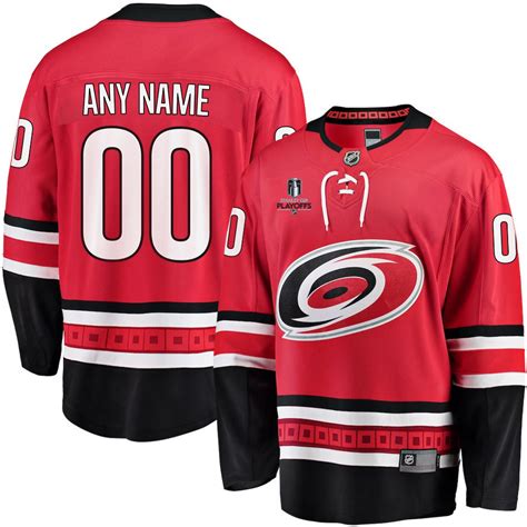 Carolina Hurricanes Stanley Cup 2023 Playoffs Patch Home Breakaway Cus ...