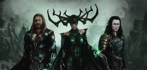 #57885 Loki, Hela (Marvel Comics) HD Wallpaper, Thor, Hela (Marvel Comics), Loki (Marvel Comics ...