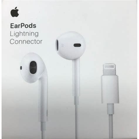 Apple earpods with remote and mic lightning connector white 213087-Shop ...