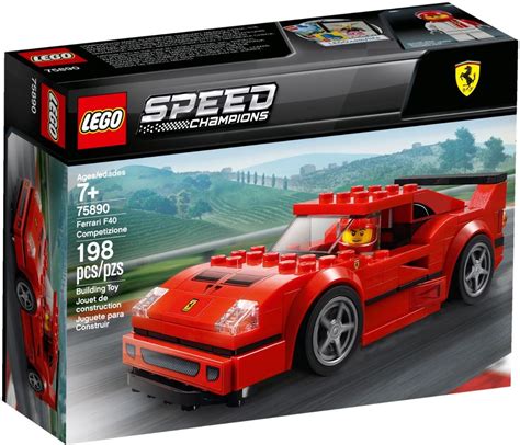 Buy LEGO 75890 Speed Champions Ferrari F40 Competizione Racing Driver Minifigure Building Set ...