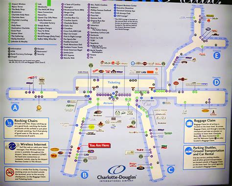 Charlotte Airport Terminal Layout