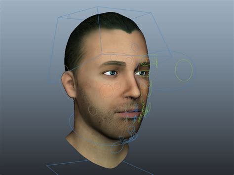 Male head 3D model - Download Free 3D models