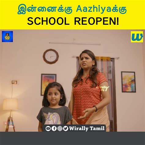 Aazhiya School Diaries Episode 01 || Chutti Kuzhandhai || Rowdy Baby | Instagram, Sisindri ...