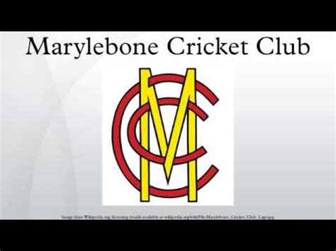 Marylebone Cricket Club - YouTube