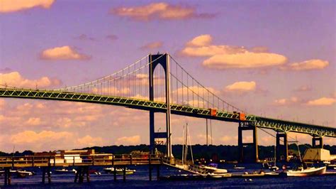 Newport Bridge Shore Cam HD - YouTube