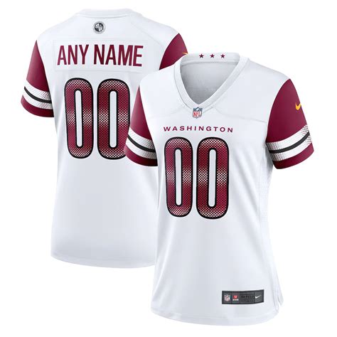 Women's White Washington Commanders Custom Jersey - Vulius - NFL store jerseys