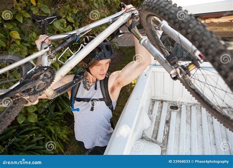 Man mountain bike stock image. Image of professional - 23968033