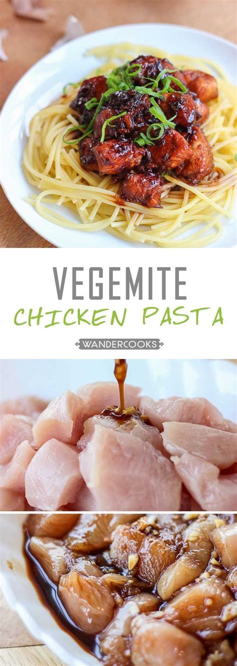 Easy Vegemite Chicken Pasta - An Australian flair to this Asian style ...