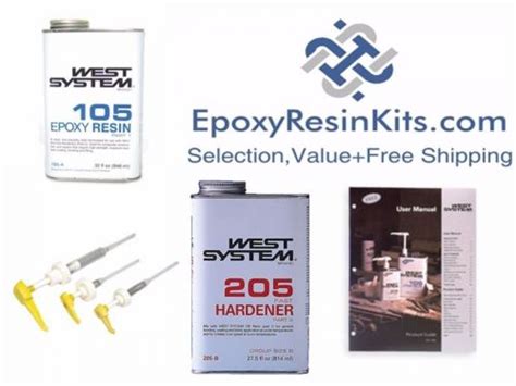 Sell West System Epoxy Kit, 105 Gal, 205 Qt Fast Hardener w/ Pumps - Fiberglass Resin in ...