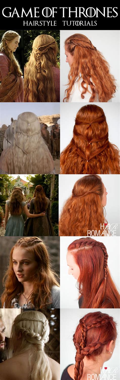 Game of Thrones Hairstyle Tutorials - Hair Romance