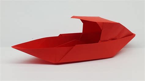 How to Make a Paper Boat Origami Tutorial | Origami Boat (Canoe) | Paper boat origami, Make a ...