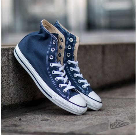 Navy Blue Converse High Top Mens Ladies Bridal Kicks w/ Swarovski Crystal Rhinestone Bling ...