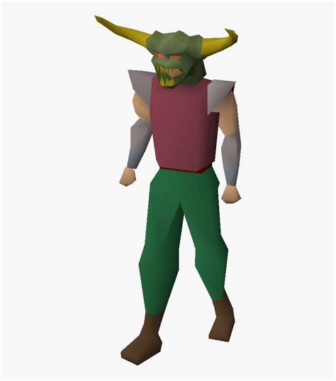 Old School Runescape Wiki - Osrs Lesser Demon Mask, HD Png Download ...