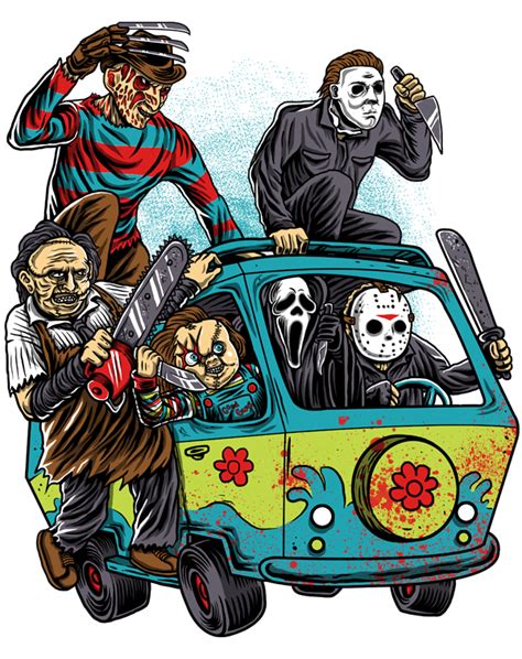 Pin by Rafael Bahiense on horror-film | Horror cartoon, Horror movies funny, Horror artwork