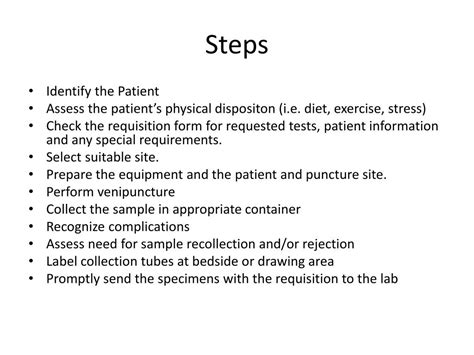 PPT - Phlebotomy PowerPoint Presentation, free download - ID:2247277