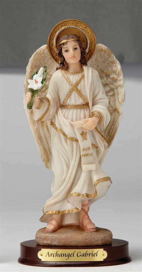 8" Archangel Gabriel Statue