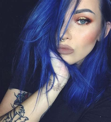 1202 best Hair - Blue images on Pinterest | Blue hair, Colourful hair and Cabello de colores