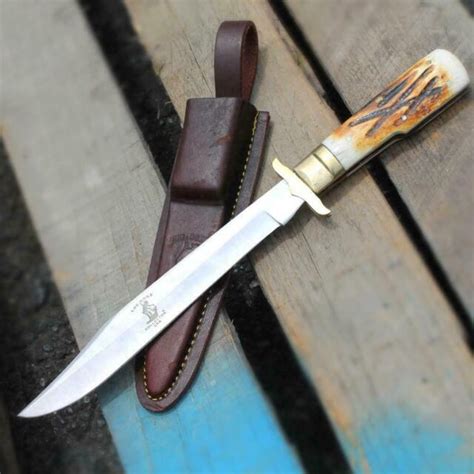 BC 848 12.5" Hunting Knife Cobra Bovine Bone Collector Folding Camping ...