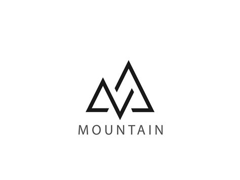 Mountain Minimalist Logo Design #Minimalist #logo #logodesign #branding | Minimalist logo design ...