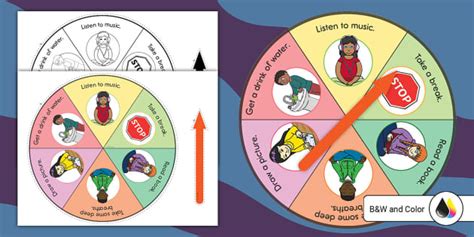 Anxiety Coping Strategies Wheel (Teacher-Made) - Twinkl