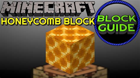 Honeycomb Block - Minecraft Block Guide - YouTube