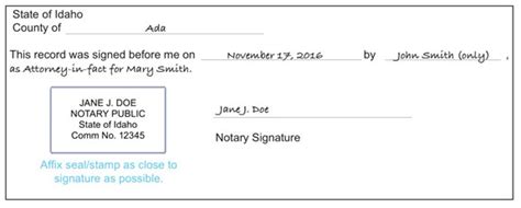 Notary Training Quiz – Chapter 4 – Idaho Secretary of State