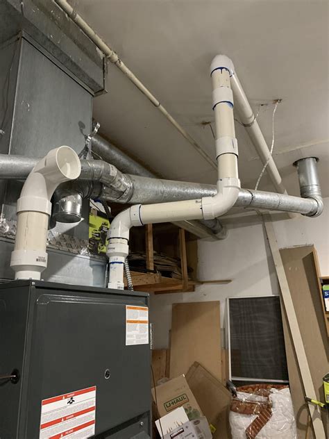 Goodman furnace installation correct? It’s not connected to chimney but ...