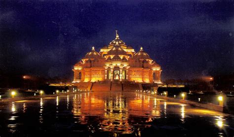 Akshardham Temple at night | Akshardham Temple. This photo i… | Flickr