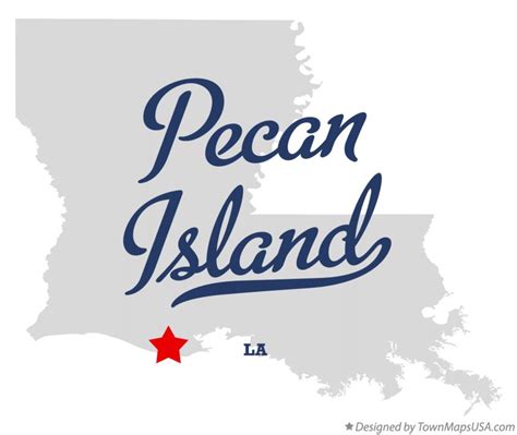 Map of Pecan Island, LA, Louisiana