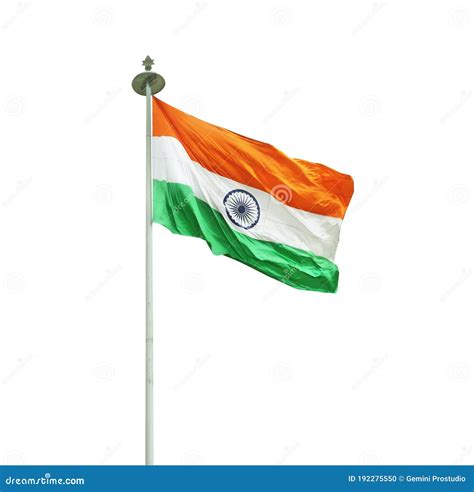 INDIA FLAG FLYING HIGH with PRIDE India Independence Day and Republic Day of India Stock ...