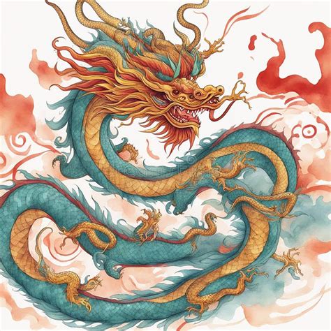 Happy Chinese New Year 2024 Zodiac Sign, Year of the Dragon Stock Photo ...