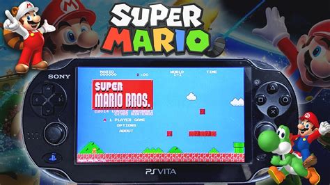 All Super Mario Bros Roms Ps Vita Gameplay | GBA Retroarch | tech spon - YouTube