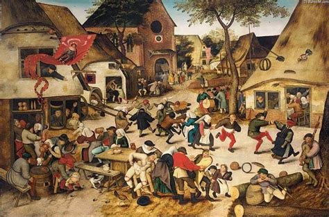 Pieter-Bruegel-The-Younger-The-Kermesse-of-St-George | Renaissance art, Painting, Medieval paintings