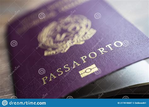 Italian passport stock image. Image of fantasy, postal - 217818687