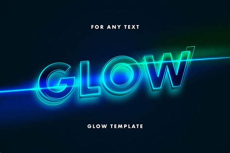 Glowing Text Photoshop