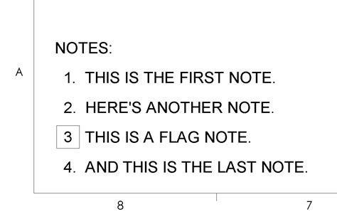 How do I create flag notes within a list of notes in an Inventor drawing? - Autodesk Community