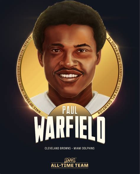 Dolphins Legend Paul Warfield Has Been Named to The NFL's All-Time 100 Team! : r/miamidolphins