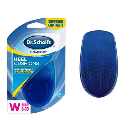 Dr. Scholl's Massaging Gel Advanced HEEL CUSHIONS, 1 Pair (Women's 6-10 ...