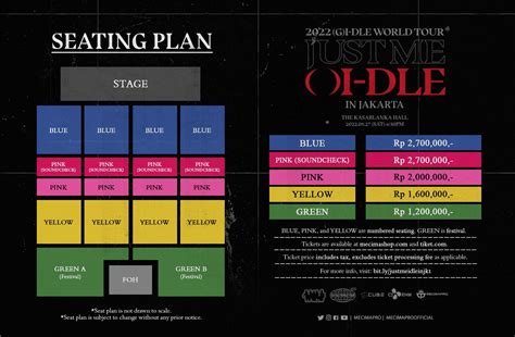 Beli Tiket 2022 (G)I-DLE WORLD TOUR [JUST ME ( )I-DLE] IN JAKARTA Promo ...