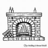 Fireplace Coloring Pages  Free & Printable sketch template