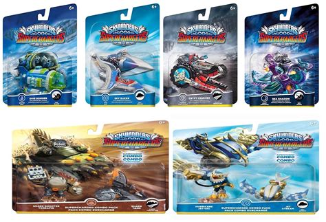 Amazon.com: Skylanders SuperChargers 6 Pack Vehicle Starter Bundle! 6 Vehicles + 2 Characters ...