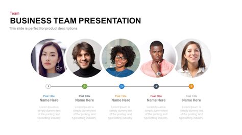 Business Team Presentation Template For PowerPoint and Keynote