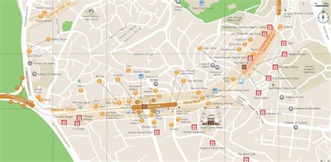 Itaewon and Hannam-dong shopping map (Seoul) - Ontheworldmap.com