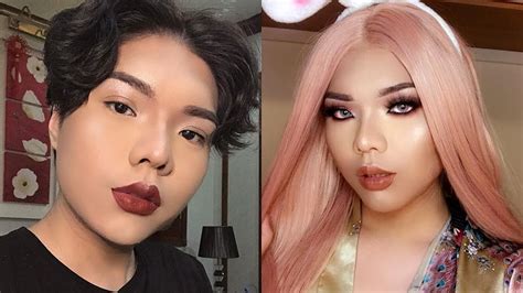 Boy To Girl Full Body Transformation Makeup #64 - Best Makeup Transformation 2019 - YouTube