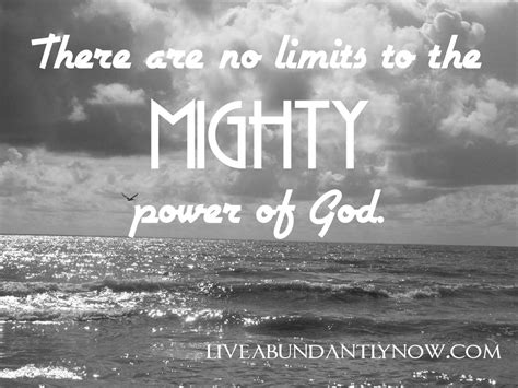 TRUSTING IN THE INFINITELY MIGHTY GOD - LIVE ABUNDANTLY NOW