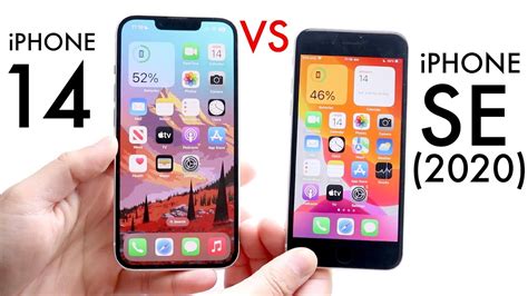 iPhone 14 Vs iPhone SE (2020)! (Comparison) (Review) - YouTube